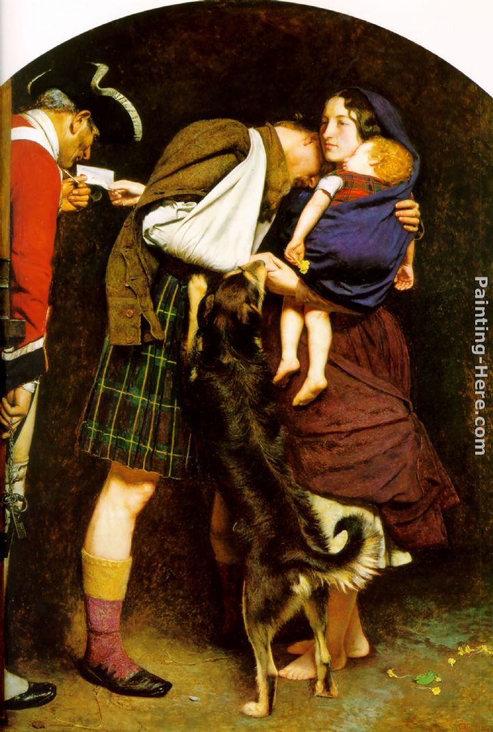The Order of Release_ 1746 painting - John Everett Millais The Order of Release_ 1746 art painting